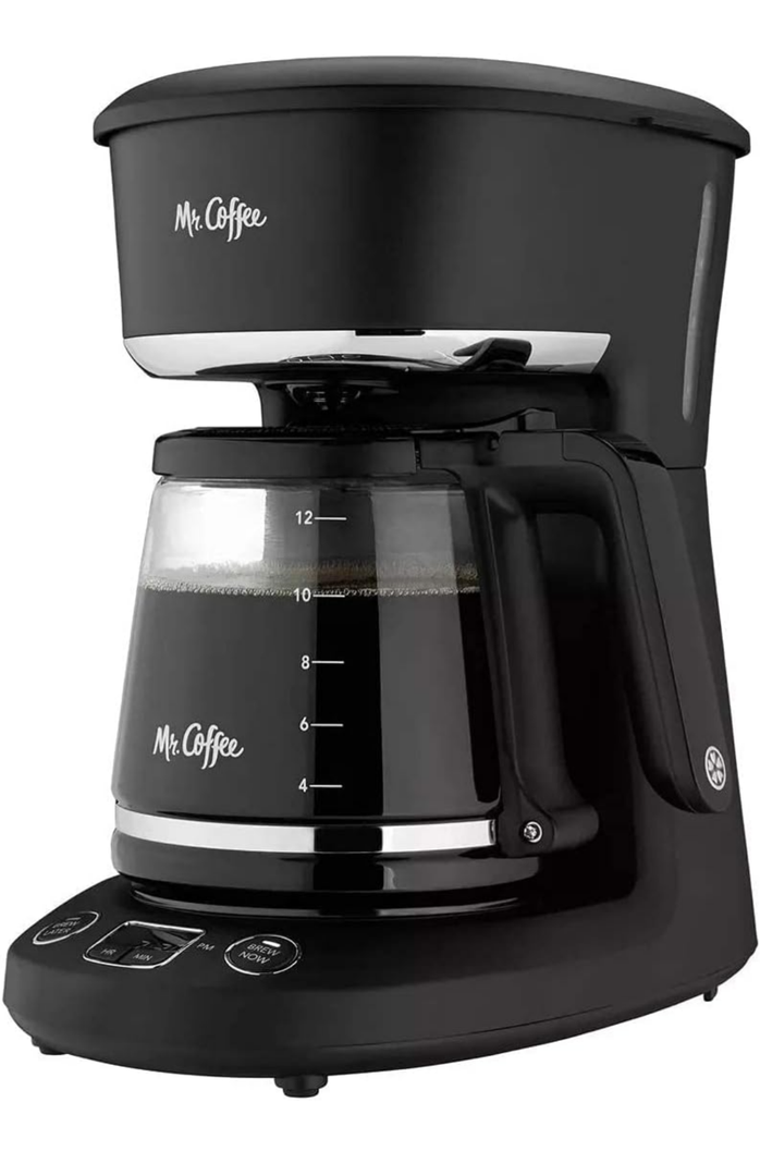 Mr. Coffee® 12-Cup Programmable Coffeemaker, Brew Now or Later