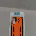 FNTCASE for Samsung Galaxy S22 Ultra Case: Built-in Screen Protector&Kickstand Full-Body Dual Layer Rugged Military Grade Shockproof Protection Heavy Duty Protective Phone Cover 5G-Orange