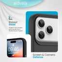 Phone Case Compatible with iPhone 17 pro max, Compatible with MagSafele, Has Undergone High-Drop Test, Arovides Anti-Drop and Anti-Collision Protection. Black