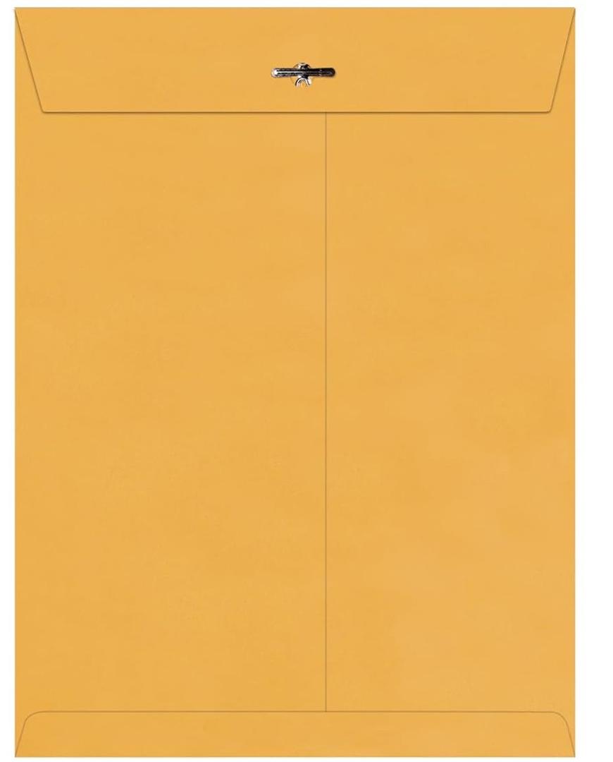 Columbian 10x13 in Envelope 20 Release and Seal, Brown Craft