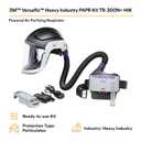 3M PAPR Respirator, Versaflo Powered Air Purifying Respirator Kit, TR-300N+ HIK, Heavy Industry, Hard Hat Assembly, All-in-One Respiratory Protection for Particulates, NIOSH Approved, Grinding, 1 Count