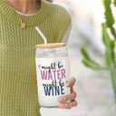Wine glasses cup Gifts for Cocktail Lovers, Funny Might Be Wine Tumbler Gifts For Women 14oz,Tequila Lime drinking jar for Cocktail Lovers
