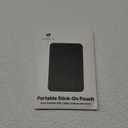 2-Pocket Adhesive Pouch for Laptop, Compatible with External Portable SSD, Magic Mouse, USB Cable and More - Black