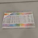 Pastel Highlighters Set, 24 Unique Retro Colors, Highlighters Assorted Colors, Quick Dry Dual tip and Fine Tip No Bleed Highlighter Markers for Bible Journals Planners Books Notes