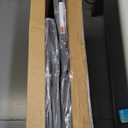 WAOWAO Triple Lock Baby Gate Extra Wide 57.87-62.59" Pressure Mounted Walk Through Swing Auto Close Safety Black Metal Dog Pet Puppy Cat for Stairs,Doorways,Kitchen