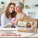 2 x Tiny Detalles Mothers Day Gifts for Mom from Daughter Son, 3-Layer Wooden Picture Frame Ornament, Birthday Gifts for Mom Mother in Law Step Mama, Custom Photo Keepsake