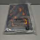 MEHOFOND Halloween Shower Curtain Sets 4Pcs with Shower Curtain,Non-Slip Rugs,Toilet Lid Cover, Bath Mat and 12 Hooks Castle Moon Night Scary Evil Pumpkin Halloween Bathroom Decor Set