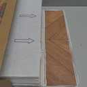 Art3d 30-Pack Herringbone Peel and Stick Vinyl Floor Tiles, 12" x 12" Self Adhesive Waterproof Wood Flooring Plank for Kitchen Bathroom Bedroom, Cover 30 Sq. Ft, Brown