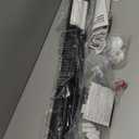 Upgrade Retractable Baby Gates Extra Wide (120" W x 42" H), 120 inch Reinforced Retractable Dog Gate to Prevent Crawling Through, Retractable Gate Outdoor/Indoor, Real One-Handed Operation, Black