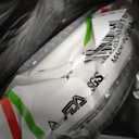 [200 Pack] 8.5" High Flexible Plastic Straws,Bendable Disposable Drinking Straws -Striped Assorted Colors for Home Use Milk Juice Drinks