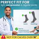 Premium Sock Aid Compression Hose for Women Men Aide Assistance Device Puller Daily Living Aids for Assist Seniors Putting Elderly Wide Stocking