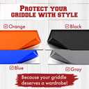 KITCHEN PERFECTION 28" Premium Silicone Griddle Cover Mat for Blackstone Griddle 28 Inch - Hermetic Protection from Rust & Debris All Year, Fits All Blackstone 28 Inch Models - Food Grade Silicone