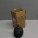 1pcs Hand Soap Dispenser Set, Sandstone Textured Resin Liquid Soap Dispenser for Bathroom Countertop, Heavy & Sturdy Dish Wash Soap Dispenser for Kitchen, Matte Black