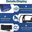 AgiiMan Submersible Water Pump - 1HP 3500GPH Pool Cover Pump for Pool Draining, Pool Cover Pump with 25FT Power Cord for Basements, Pool, Fountains, Hot Tub, Garden, Blue