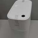 funest Smart Bathroom Trash Can with Lid- 3.5 Gallon Rechargeable Motion Sensor Trash Can,Waterproof Automatic Garbage Can with Automatic Suction Bag Feature,Waste Bin for Bedroom, Kitchen, Office