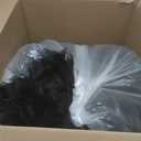 Ice Fabrics Faux Fur Fabric by The Yard - 60 Inches Wide Super Soft and Fluffy Shaggy Mohair Fur Fabric for Costumes, Apparel, Rugs, Pillows, Decorations and More - Black - Half Yard