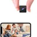 Camera Hidden Home Mini Spy WiFi Remote Monitor Security Nanny Cam with Night Vision, Motion Detection, Indoor Surveillance