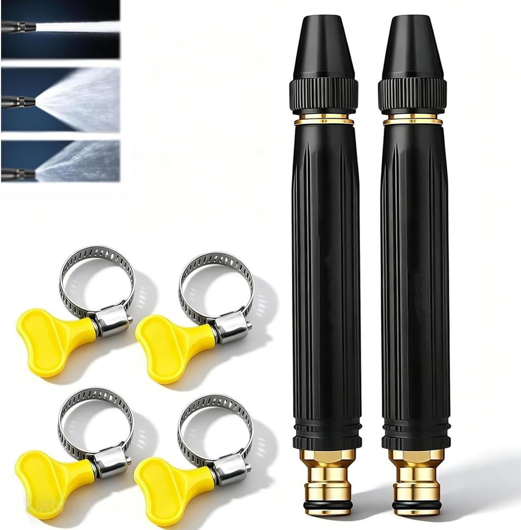 Home High-Pressure Car Wash Water Gun, 2026 Upgraded Car Wash Water Gun Garden Hose Sprayer, Adjustable Spray Patterns, for Watering Plants and Vegetables, and Car Washing