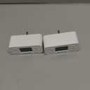 DEWENWILS 24 Hour Programmable Digital Timer Outlet, 2 Pack Timers for Electrical Outlets, Indoor Light Timers for Lamp Fan Aquarium, 2 Grounded Outlet, 125V/15A Resistive/1000W Tungsten, 3 Prong