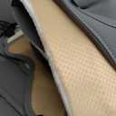 Car Seat Covers Full Set, 5 Seats Comfortable Faux Leather Seat Covers for Cars, Waterproof Automotive Seat Covers, Luxury Universal Fit Seat Covers for SUV, Sedans, Pick-up Trucks (Gray)