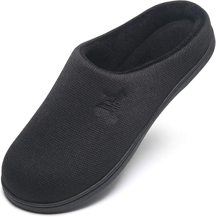 MAIITRIP Men's Cozy Memory Foam House Slippers Non Slip (Size:9-10)