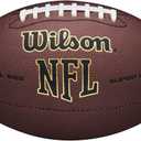 WILSON NFL Super Grip Composite Footballs (Official Size (High School & College; Ages 14+), Brown)