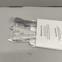 Silicone Spatula Set, Premium Spatulas Silicone Heat Resistant 2 Small & 2 Large Flexible Scraper for Nonstick Cookware, Rubber Spatula for Kitchen Mixing Baking Cooking Use, Soft Spatula - Gray