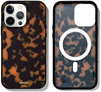 Sonix Case for iPhone 13 Pro | Compatible with MagSafe | 10ft Drop Tested | Tortoise Shell | Brown Tort
