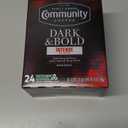 Community Coffee Dark & Bold Intense Blend 24 Count Coffee Pods, Compatible with Keurig 2.0 K-Cup Brewers, 24 count (Pack of 1), BB Date: 12/28/2025