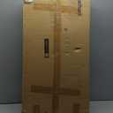 Makeup Vanity Desk with Mirror and Lights, Small Vanity with Fabric Storage Drawer & Chair & Shelves, White Vanity with Fold-up Panel and Power Outlet for Bedroom