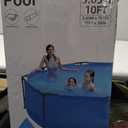 Avenlur Stainless Steel Above Ground Swimming Pool with Easy Set-Up (Pool Only) (10ft x 30in deep)