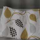 Heavy Duty Vinyl Tablecloth with Flannel Backing Waterproof Oil-Proof Plastic Table Cloth Stain-Resistant Wipeable Rectangle or Square Table Cover for Indoor and Outdoor (Leaves, 60X84 Inch)