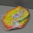 Inflatable Recovery Dog Collar, Protective Donut Cone, Adjustable Soft Collar for Dog and Cat After Surgery Prevent from Biting & Scratching EU002 - Orange M