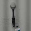 Freeman Gentle Bristle Bath Brush, Soft & Stiff Shower Bristles, Remove Dead Skin, Long Rubber Handle for Gripping, Gently Exfoliating for Back & Body, Stimulates Blood Circulation, 1 Count