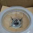 1 Gallon Glass Cookie Jar with Lid  Glass Jar with Lid - Airtight Food Storage Container for Cookies, Candy, Flour, Dog Treats  Clear Large Kitchen Jar for Pantry - Glass Containers with Lids