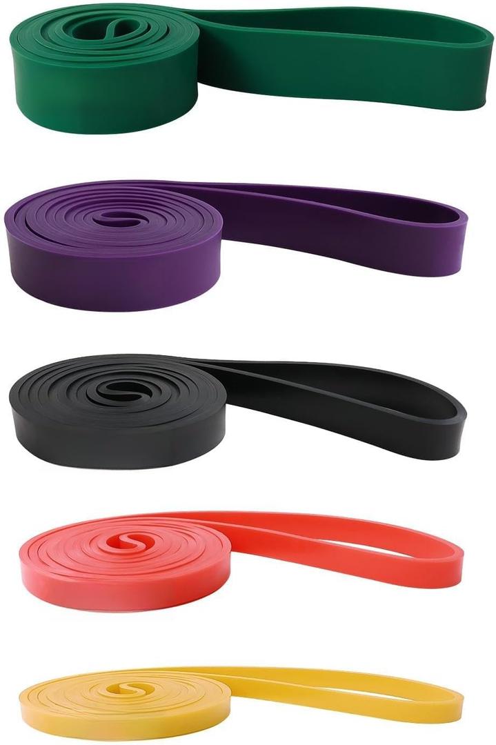 Resistance Bands, Pull Up Assist Bands - Workout Bands, Eexercise Bands, Long Resistance Bands Set for Working Out, Fitness, Training, Physical Therapy for Men Women
