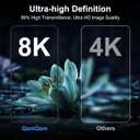 3 x QsmQam for iPhone 16 Pro Screen Protector + Camera Lens Protector, [Military Grade Shatterproof], Ultra Top 9H+ Tempered Glass, Full Coverage Screen, with Automatic Dust Removal [2+2 Pack]