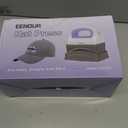 EENOUR Hat Press Machine, Mini Heat Press for Caps with 3 Heating Levels & Auto-Off, Handheld Cap Easy Press with 3"5.5" Arched Heating Plate, 2 Press Platens, A Safety Base