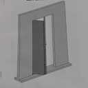 SMARTSTANDARD Bifold Door, for 72"x 80" Opening,Tempered Frosted Glass Closet Folding Barn Door with Hardware Kit, Water-Proof PVC Surface,Easy Install,White