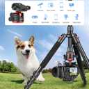 78" Professional Tripod for Camera, Victiv Aluminum Camera Tripod Monopod for DSLR, Spotting Scope, Telescope, Binoculars, Compact Heavy Duty Camera Stand for Photography Video Recording Travel