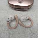 Wireless Earbuds Bluetooth Headphones 80H Playback Ear Buds Power Display with Noise Canceling Mic with Earhooks for Sports/Workout - Rose Gold