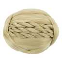 IMISSU Braided Chignon Dancer Hair Cover Donut Hair Pieces Scrunchies Hair Bun Wig Clips Updo Wedding Party for Women (M4 Dirty Blonde)