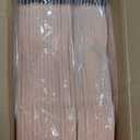 Premium Velvet Shirt Hangers 50 Pack, Non-Slip 360 Swivel Hook Space-Saving Felt Hanger, Slim Flocked Hangers for Blouses, Strappy Dresses, Tank Tops(Pink)