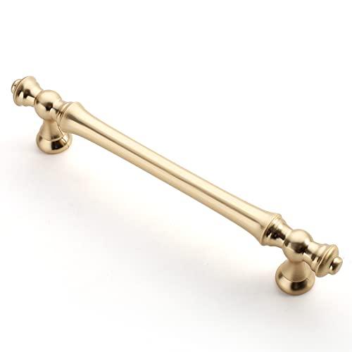 Asidrama 28 Pack 5 Inch(128mm) Brushed Brass Kitchen Cabinet Handles, Gold Cabinet Pulls Kitchen Cabinet Hardware for Cupboard Drawer Pulls Asidrama 28 Pack 5 Inch(128mm) Brushed Brass Kitchen Cabinet Handles, Gold Cabinet Pulls Kitchen Cabinet Hardware for Cupboard Drawer Pulls
