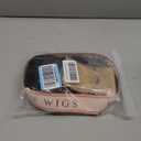 Highlight Layered Wigs with Bangs 14 Inch Short Mixed Brown Glueless Ready-to-Go Straight Synthetic Bob Wigs for Women Realistic Scalp Daily Cosplay Use