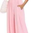 EUYZOU Jumpsuits for Women Casual Loose Fit Summer Outfits Wide Leg Rompers Sleeveless Vacation Trendy One Piece Jumpers
