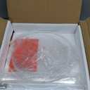 9.8" Round Clear Acrylic End Table - Modern Small Space Side Table for Living Room, Bedroom, Office, Outdoor | Sturdy, Easy to Install, Multi-Purpose