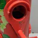 Kingsyard Metal Bird Feeders for Outdoors Hanging, 6-Ports Tube Bird Feeder, 14 inch, Durable & Weatherproof, Large Capacity for Attracting Wild Birds (Red)