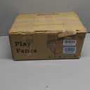 Baby Playpen with Mat, 50x50 Inch Playpen with Mat Waterproof for Babies and Toddlers Play Pen Playards Safety Gate Fence Active Center Indoor (Dark Grey + Mat)