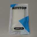 NITITOP Compatible with iPhone 16 Pro Case Silicone Flower Cute Floral Sunflowers Pattern for Women Girl Trendy Slim Fit TPU Silicone Shockproof Full Camera Protection Cover - Green2